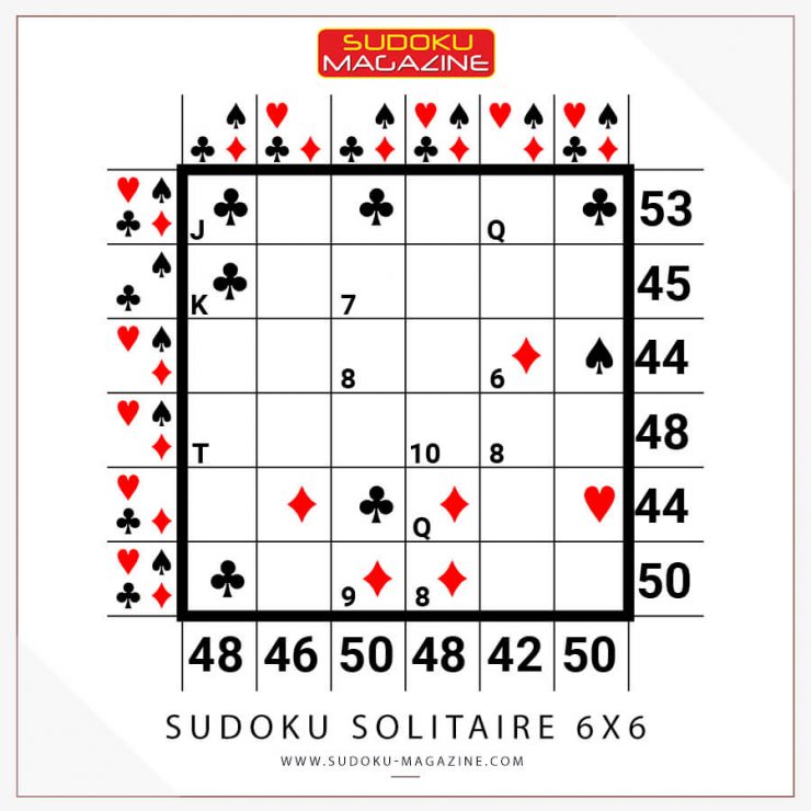 Sudoku Solitaire 6x6