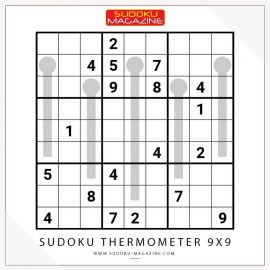 Sudoku Thermometer 9x9