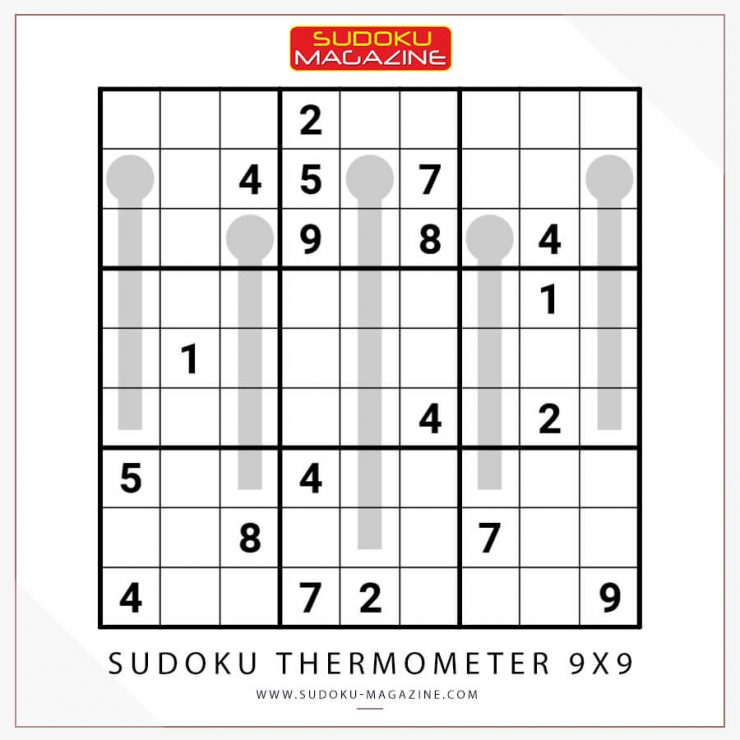 Sudoku Thermometer 9x9