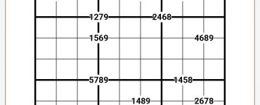 Touchless Quadruple Sudoku 9×9