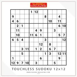 Touchless Sudoku 12×12
