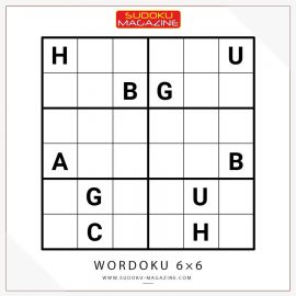 Wordoku 6×6