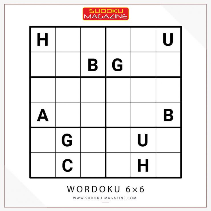 Wordoku 6×6