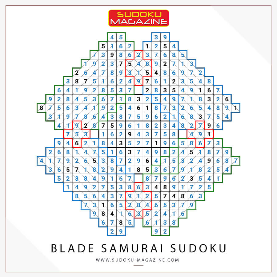 Blade Samurai Sudoku Solution