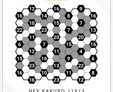 Hex Kakuro 11x13