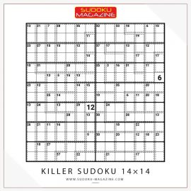 Killer Sudoku 14×14