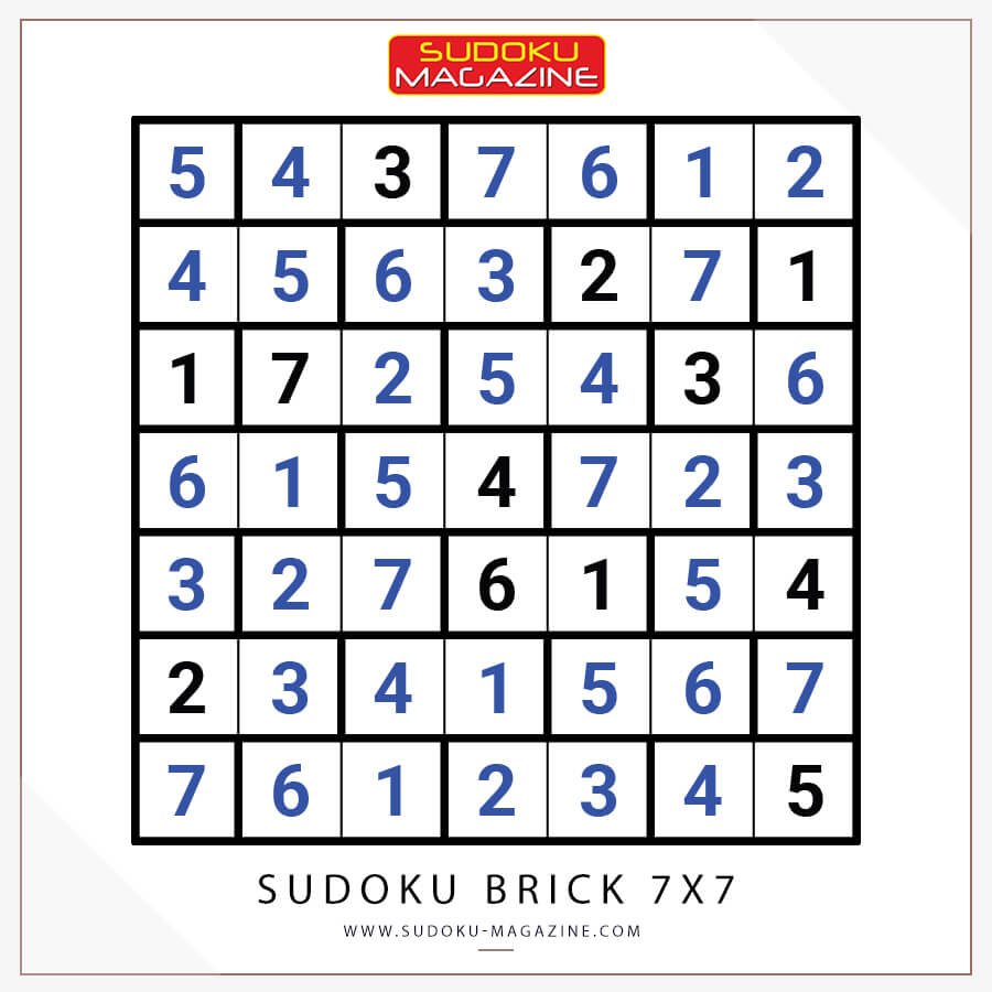 Sudoku Brick Solution