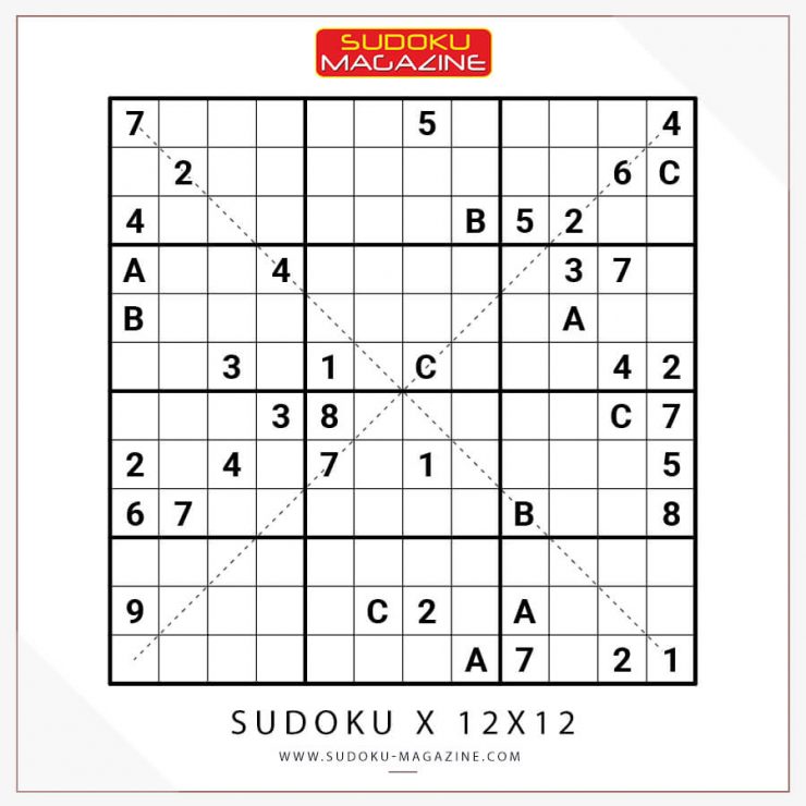 Sudoku X 12x12