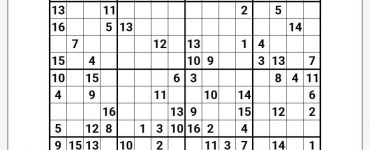 Touchless Sudoku 16x16