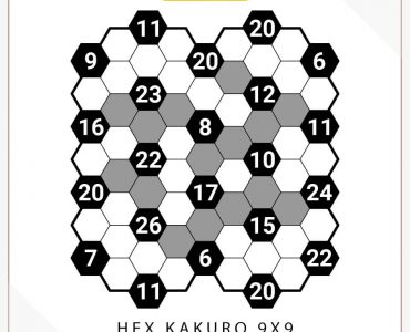 Hex Kakuro 9x9