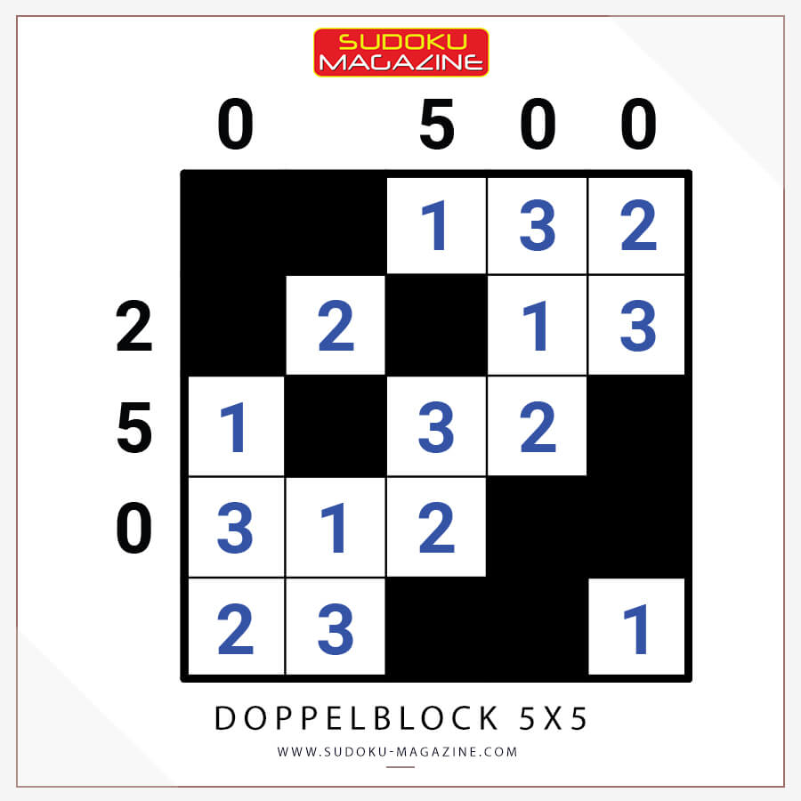 Doppelblock 5x5 Solution