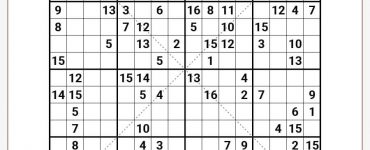 Sudoku 16x16 X