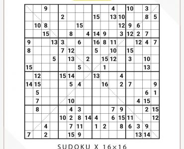 Sudoku 16x16 X