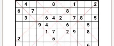 Anti Diagonal Butterfly Sudoku 9x9