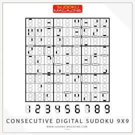 Consecutive Digital Sudoku 9x9