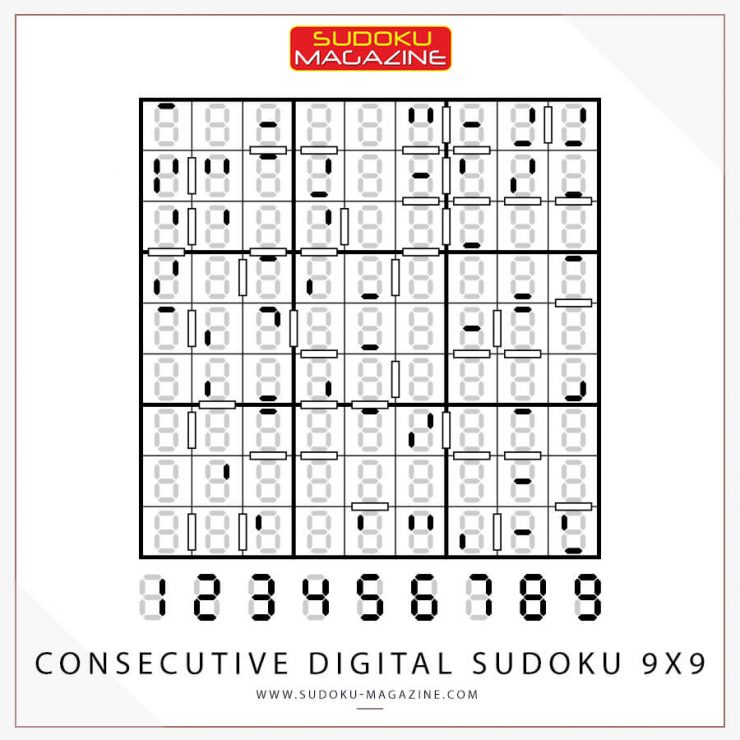 Consecutive Digital Sudoku 9x9