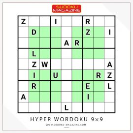 Hyper Wordoku 9x9