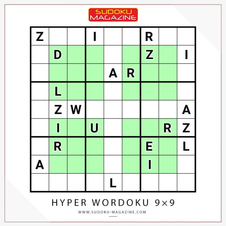Hyper Wordoku 9x9