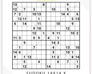 Sudoku 14x14 X