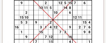 Anti Diagonal Sudoku 16x16