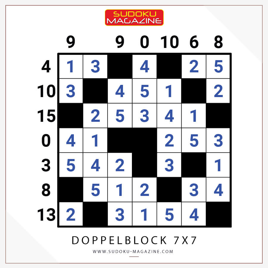 Doppelblock 7x7 Solution