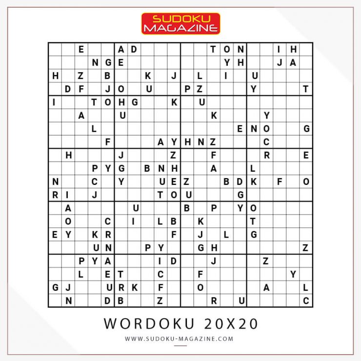 Wordoku 20x20