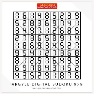 Argyle Digital Sudoku 9×9 Solution