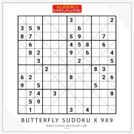 Butterfly Sudoku X 9x9