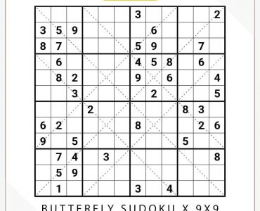 Butterfly Sudoku X 9x9