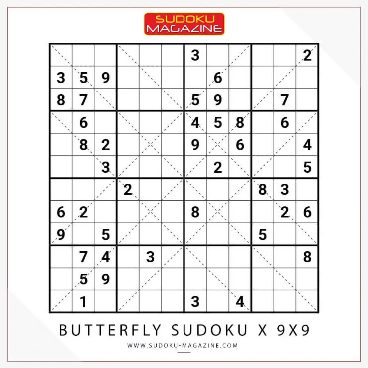 Butterfly Sudoku X 9x9