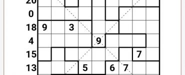 Jigsaw Sandwich Sudoku X 9×9