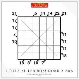 Little Killer Rokudoku X 6×6
