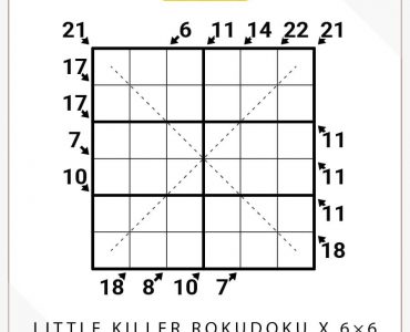 Little Killer Rokudoku X 6×6