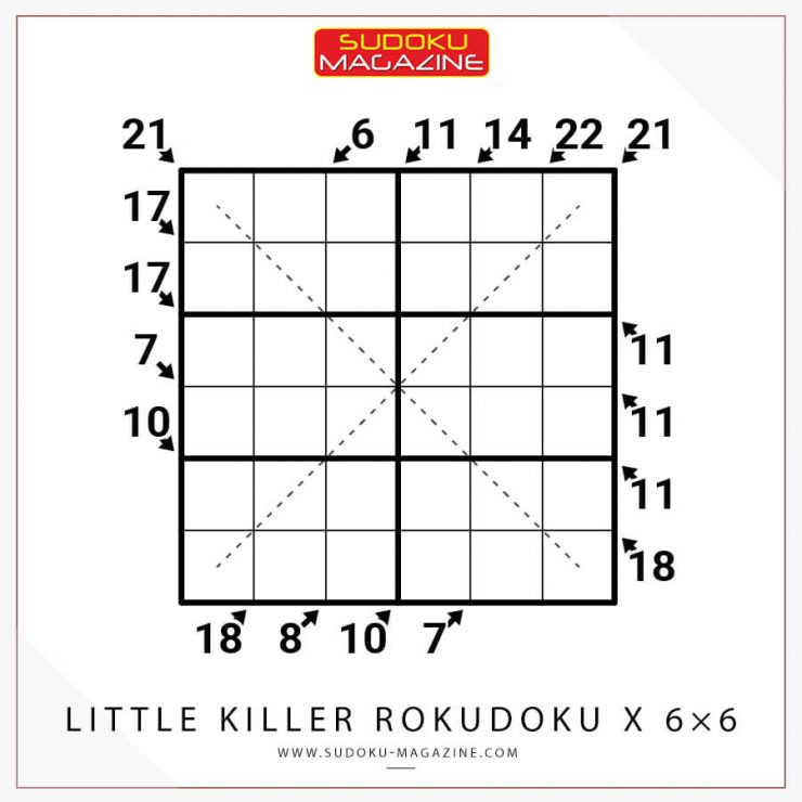 Little Killer Rokudoku X 6×6