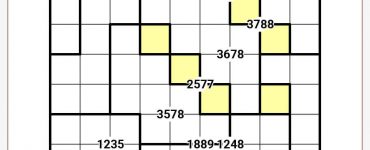 Scattered Quadruple Sudoku 9×9