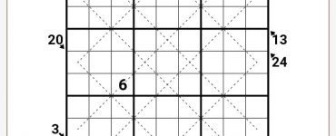 Argyle Little Killer Sudoku 9x9